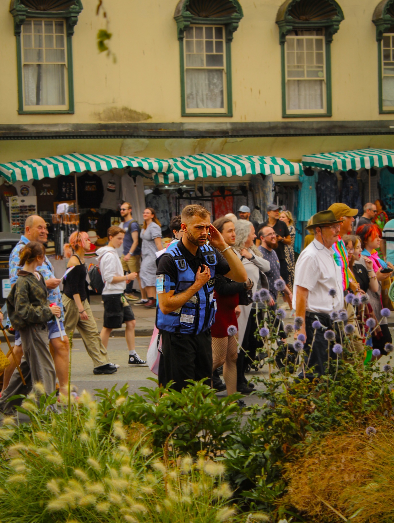 AV Group UK team on-site at a large public event in Bath